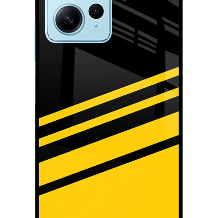 Yellow Shades Redmi Note 12 4G Glass Case Back Cover by Casekaro