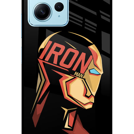 IronMan Redmi Note 12 4G Glass Case Back Cover by Casekaro
