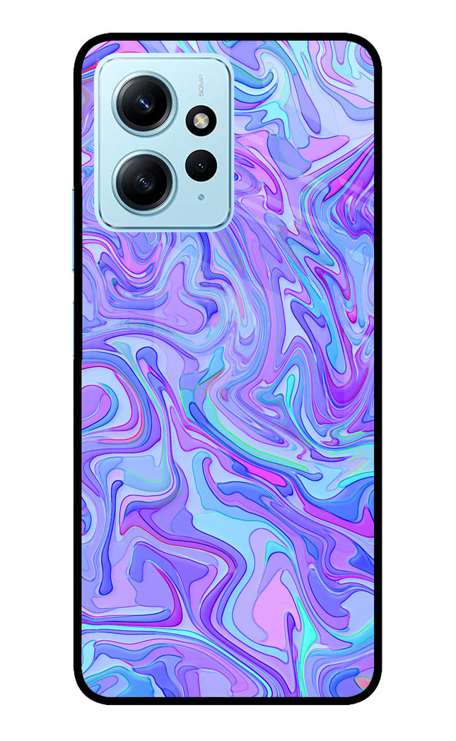 Glitter Redmi Note 12 4G Glass Case Back Cover by Casekaro