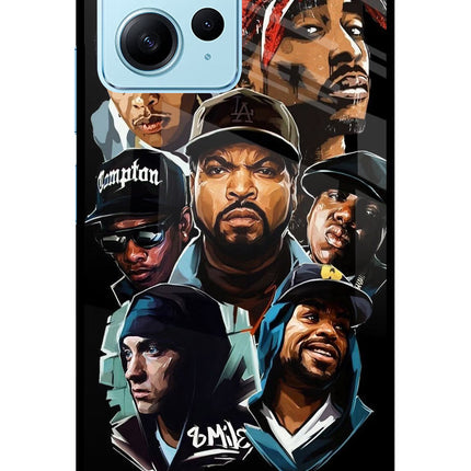 Rappers Redmi Note 12 4G Glass Case Back Cover by Casekaro