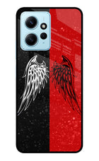 Wings Redmi Note 12 4G Glass Case Back Cover by Casekaro
