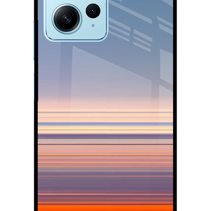 Morning Colors Redmi Note 12 4G Glass Case Back Cover by Casekaro
