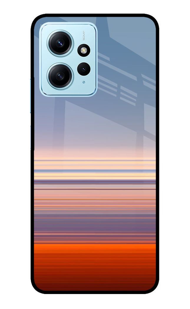 Morning Colors Redmi Note 12 4G Glass Case Back Cover by Casekaro