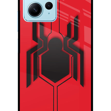 Spider Redmi Note 12 4G Glass Case Back Cover by Casekaro