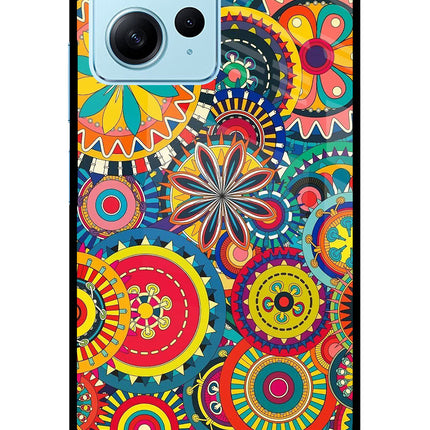 Gol Gol Art Redmi Note 12 4G Glass Case Back Cover by Casekaro