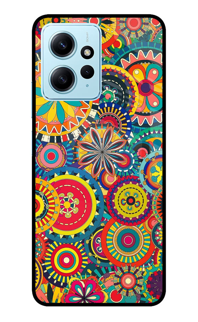 Gol Gol Art Redmi Note 12 4G Glass Case Back Cover by Casekaro