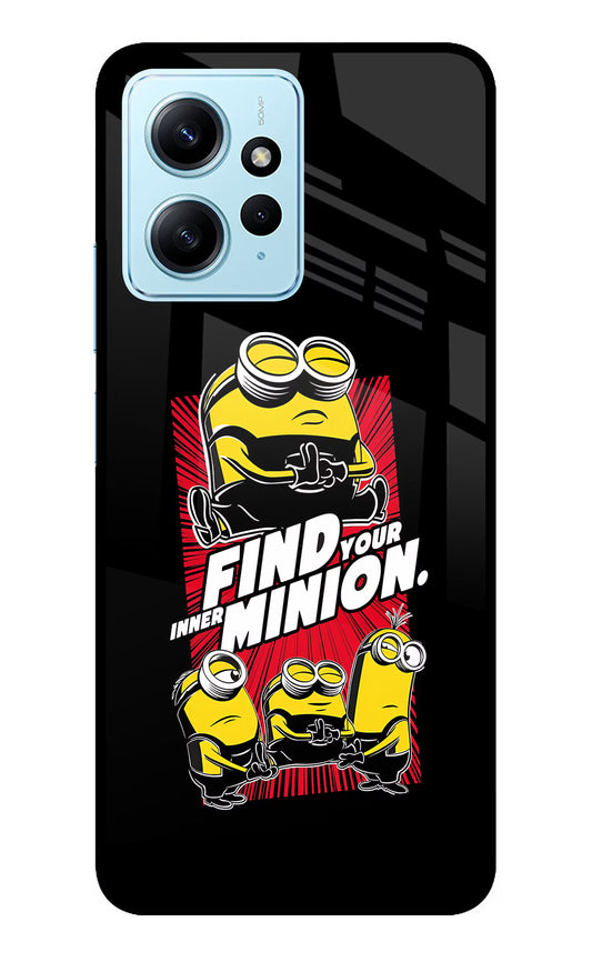 Find your inner Minion Redmi Note 12 4G Glass Case
