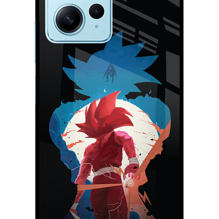 Goku Redmi Note 12 4G Glass Case Back Cover by Casekaro