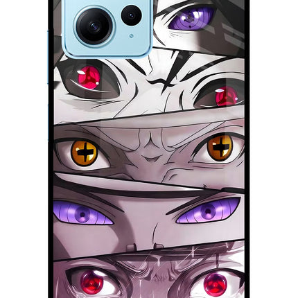 Naruto Anime Redmi Note 12 4G Glass Case Back Cover by Casekaro