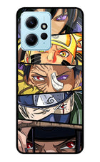 Naruto Character Redmi Note 12 4G Glass Case Back Cover by Casekaro