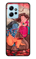 Radhe Krishna Redmi Note 12 4G Glass Case Back Cover by Casekaro