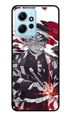 Demon Slayer Redmi Note 12 4G Glass Case Back Cover by Casekaro