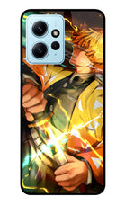Demon Slayer Redmi Note 12 4G Glass Case Back Cover by Casekaro
