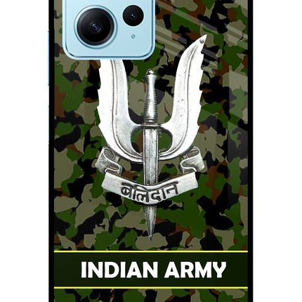 Balidan Indian Logo Redmi Note 12 4G Glass Case Back Cover by Casekaro