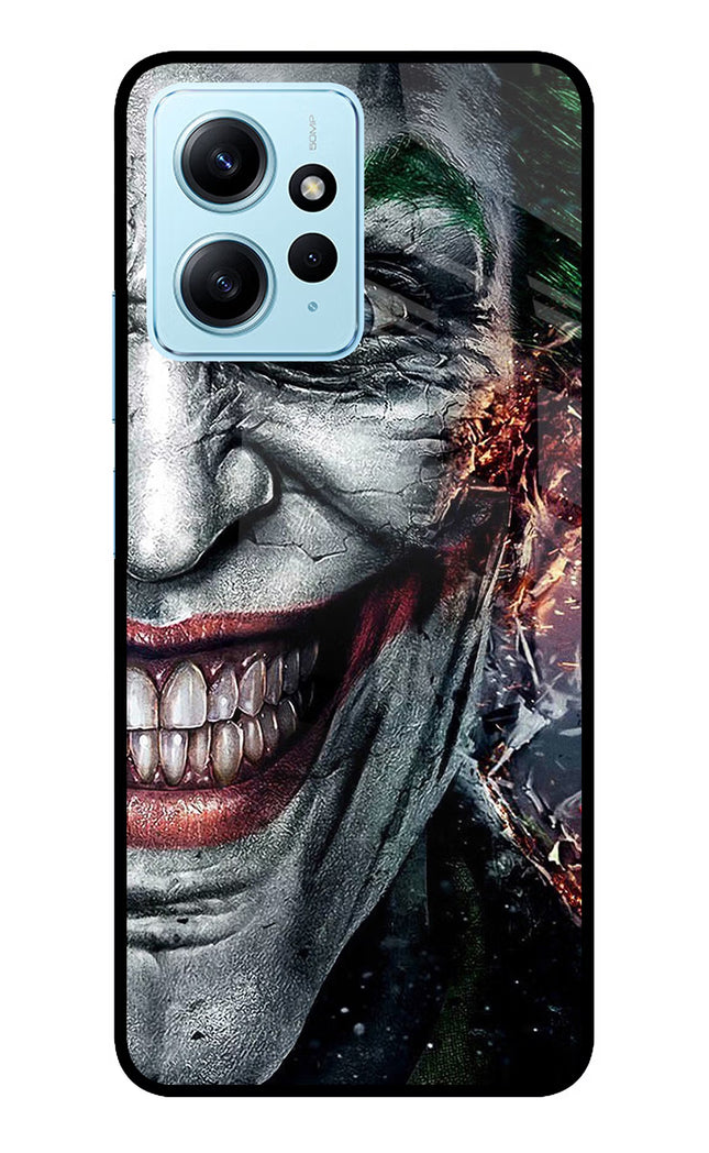 Joker Cam Redmi Note 12 4G Glass Case Back Cover by Casekaro