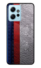 BMW Stripes Redmi Note 12 4G Glass Case Back Cover by Casekaro