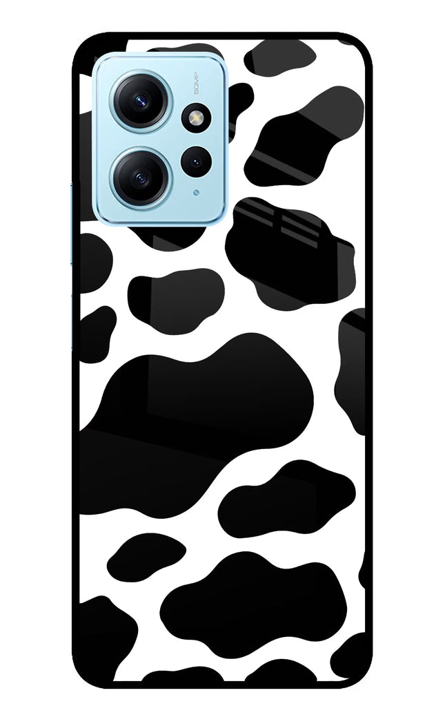 Cow Spots Redmi Note 12 4G Glass Case Back Cover by Casekaro