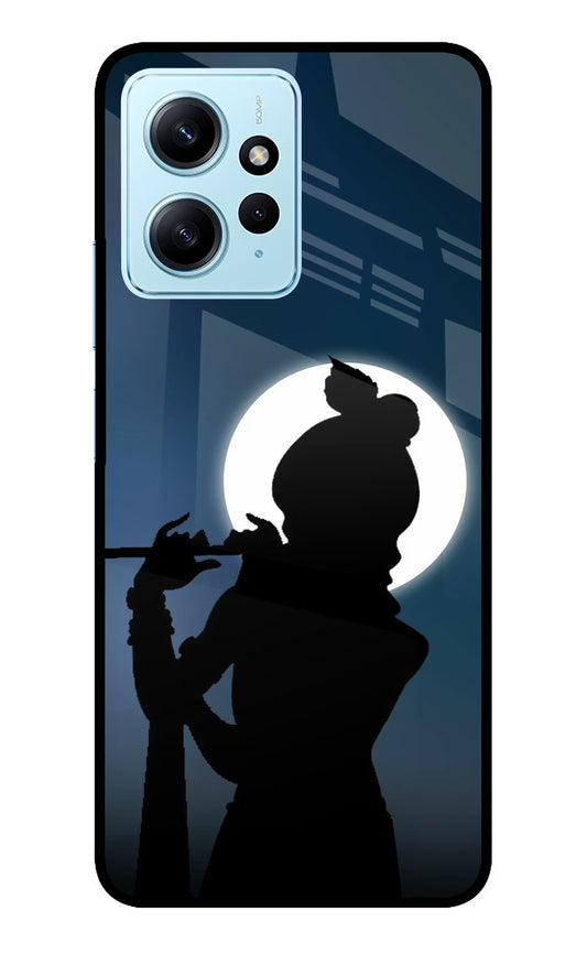 Shri Krishna Silhouette Redmi Note 12 4G Glass Case