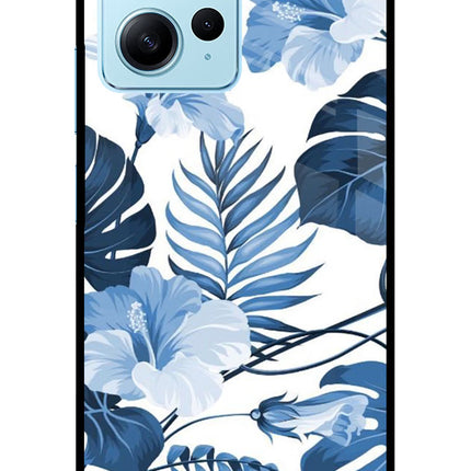 Fabric Art Redmi Note 12 4G Glass Case Back Cover by Casekaro