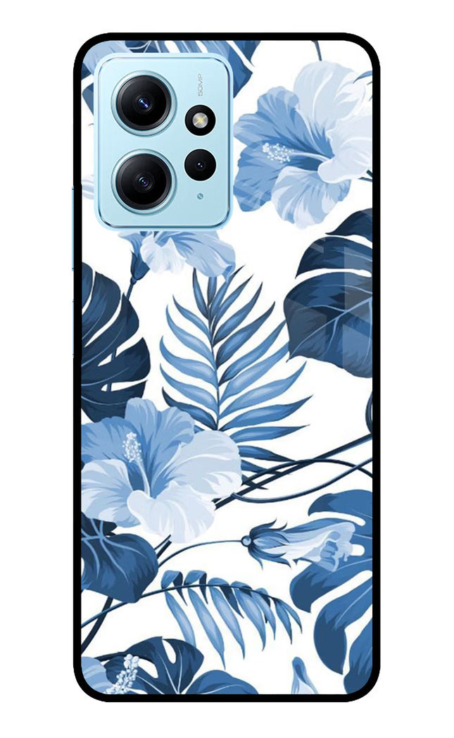 Fabric Art Redmi Note 12 4G Glass Case Back Cover by Casekaro