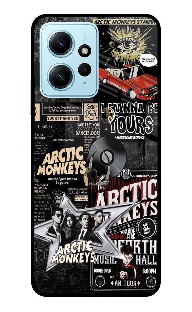 Arctic Monkeys Redmi Note 12 4G Glass Case Back Cover by Casekaro