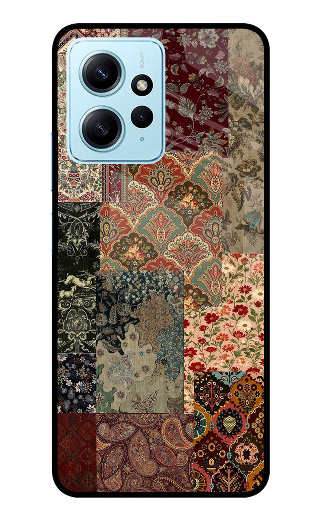 Desi Print Redmi Note 12 4G Glass Case Back Cover by Casekaro
