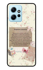 Hopeless Romantic Redmi Note 12 4G Glass Case Back Cover by Casekaro
