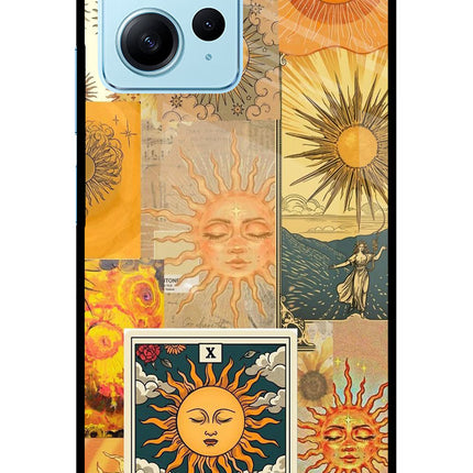 Sun Redmi Note 12 4G Glass Case Back Cover by Casekaro
