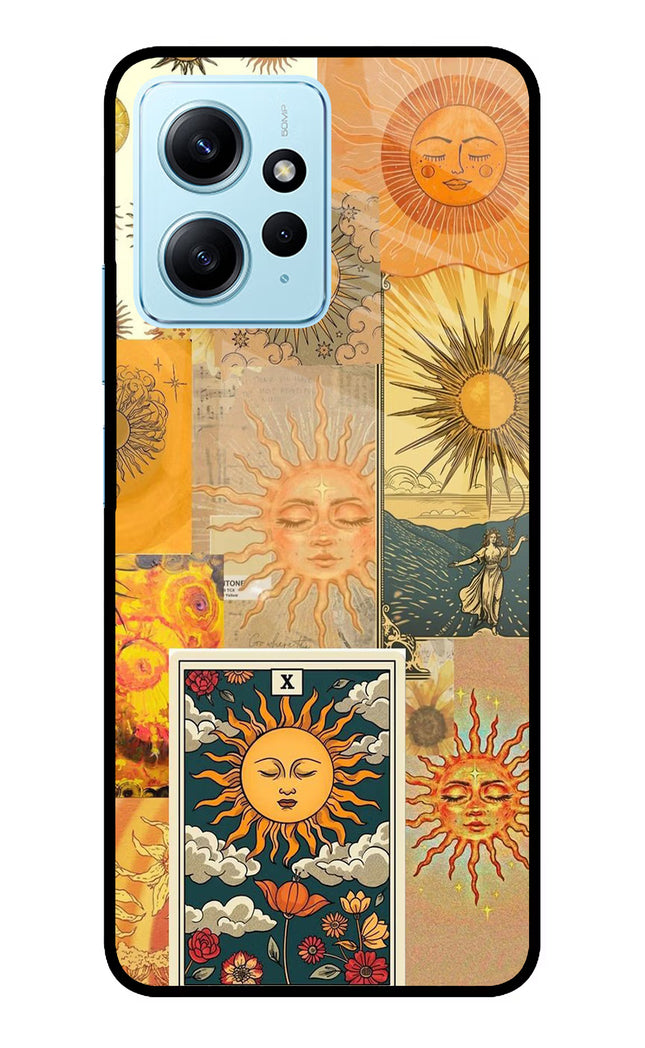 Sun Redmi Note 12 4G Glass Case Back Cover by Casekaro