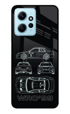 WRC'99 Redmi Note 12 4G Glass Case Back Cover by Casekaro