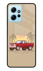 Desert Classic Drive Redmi Note 12 4G Glass Case Back Cover by Casekaro