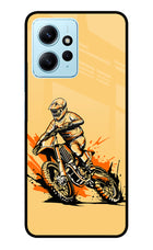 Off-Road Fury Redmi Note 12 4G Glass Case Back Cover by Casekaro