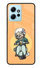Undead Biker Redmi Note 12 4G Glass Case Back Cover by Casekaro