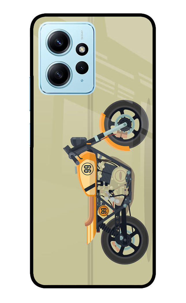 Vertical Speedster Redmi Note 12 4G Glass Case