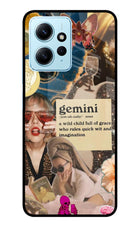 Gemini Zodiac Redmi Note 12 4G Glass Case Back Cover by Casekaro