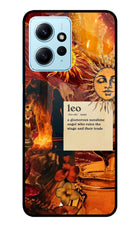 Leo Zodiac Redmi Note 12 4G Glass Case Back Cover by Casekaro