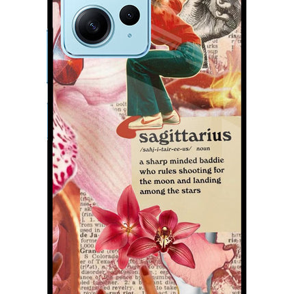 Sagittarius Zodiac Redmi Note 12 4G Glass Case Back Cover by Casekaro