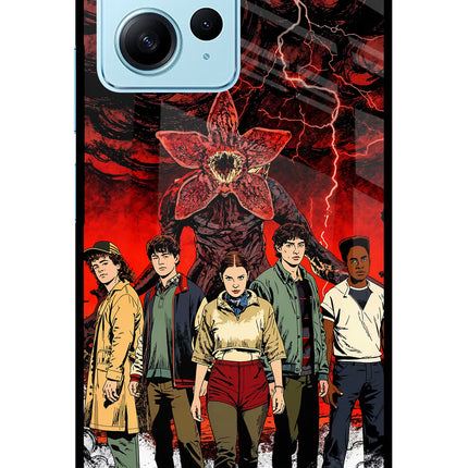 Ordinary Things Characters Redmi Note 12 4G Glass Case Back Cover by Casekaro