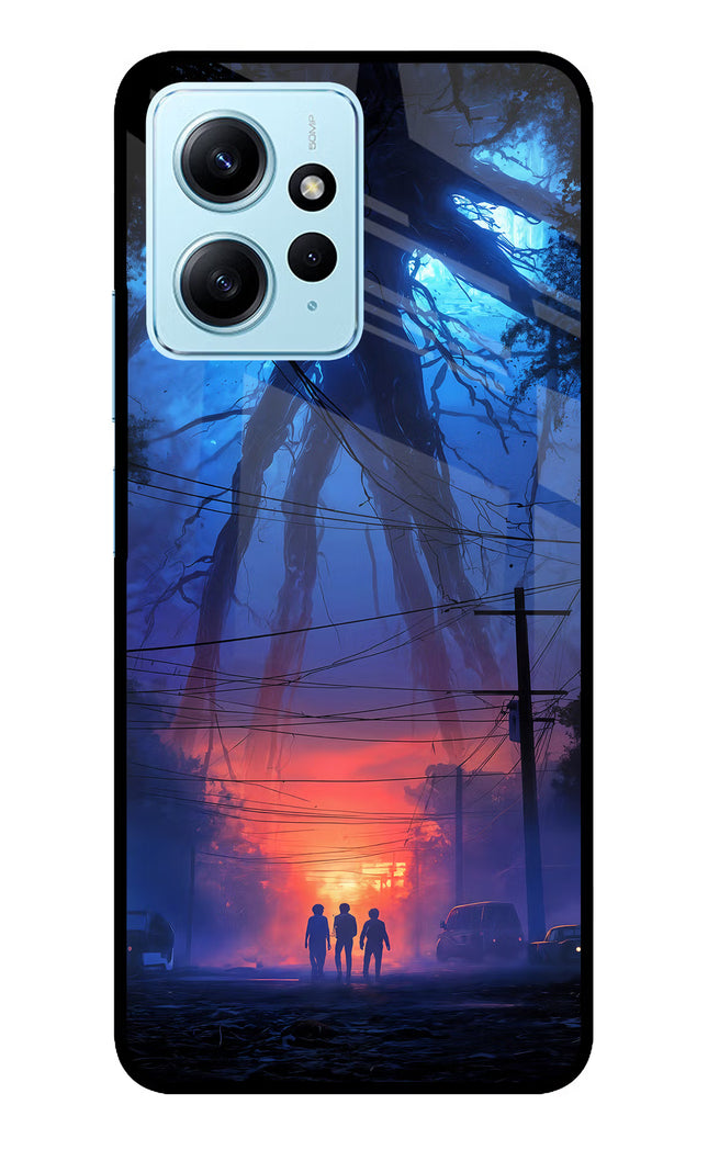 Ordinary Things Shadow Redmi Note 12 4G Glass Case Back Cover by Casekaro
