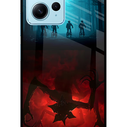 Ordinary Things Downside Up Redmi Note 12 4G Glass Case Back Cover by Casekaro
