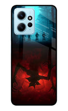 Ordinary Things Downside Up Redmi Note 12 4G Glass Case Back Cover by Casekaro