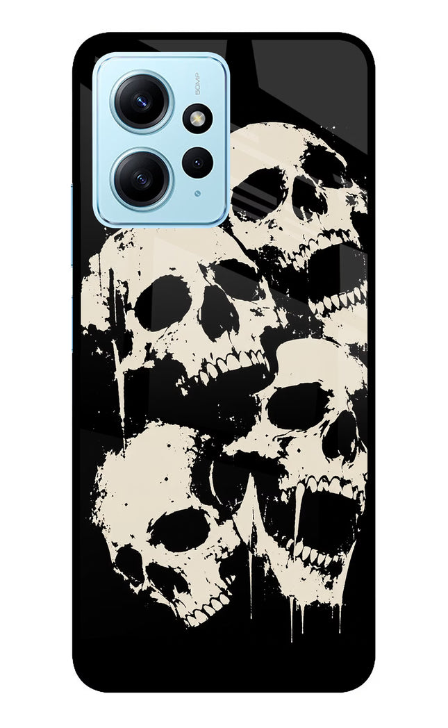 Dead Stack Redmi Note 12 4G Glass Case Back Cover by Casekaro