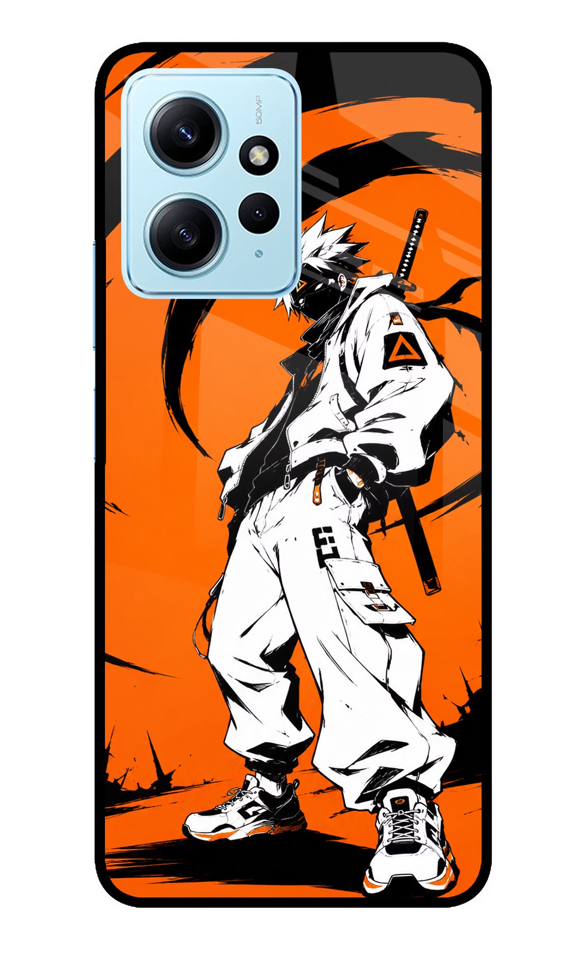 Street Samurai Redmi Note 12 4G Glass Case