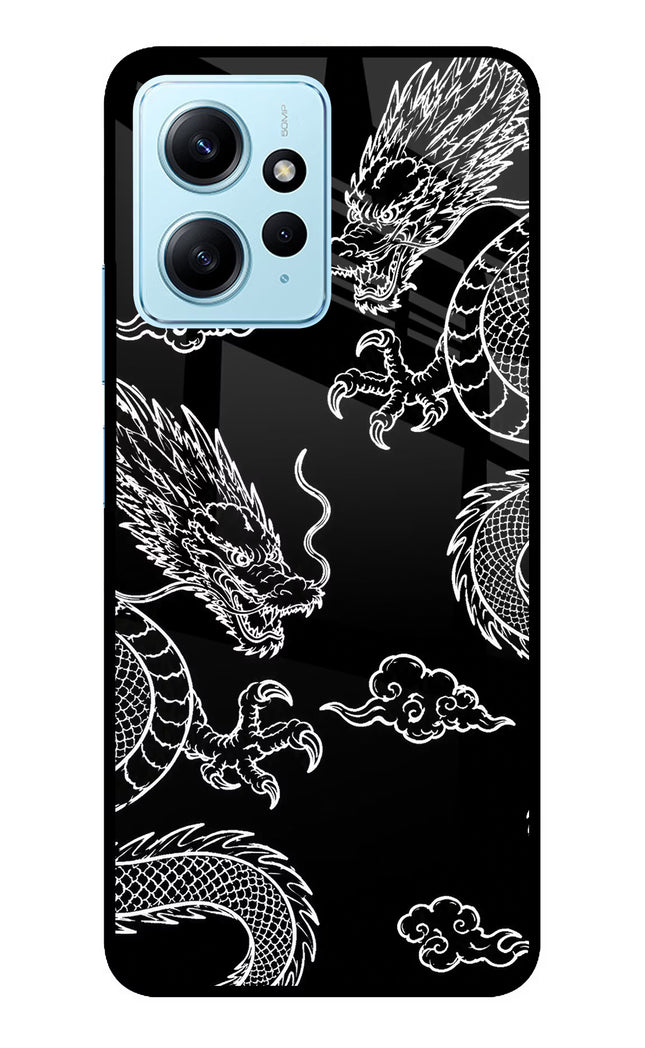 Twin Dragons Redmi Note 12 4G Glass Case