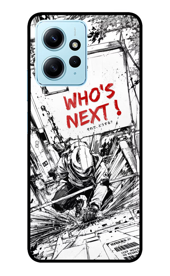 Who's Next Redmi Note 12 4G Glass Case