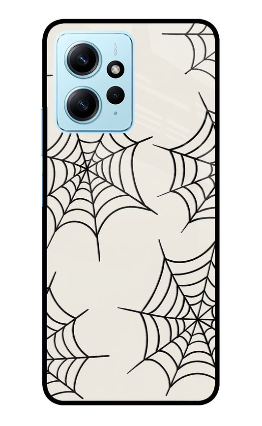 Spider Web Redmi Note 12 4G Glass Case
