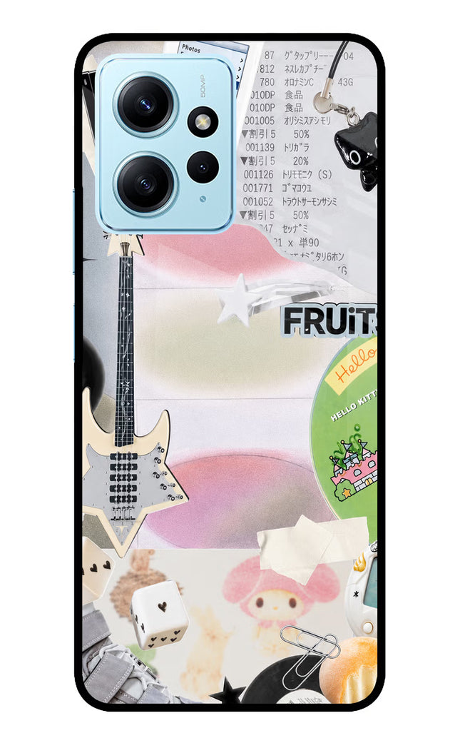 Softcore case Redmi Note 12 4G Glass Case Back Cover by Casekaro