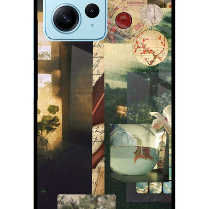 Summer Redmi Note 12 4G Glass Case Back Cover by Casekaro