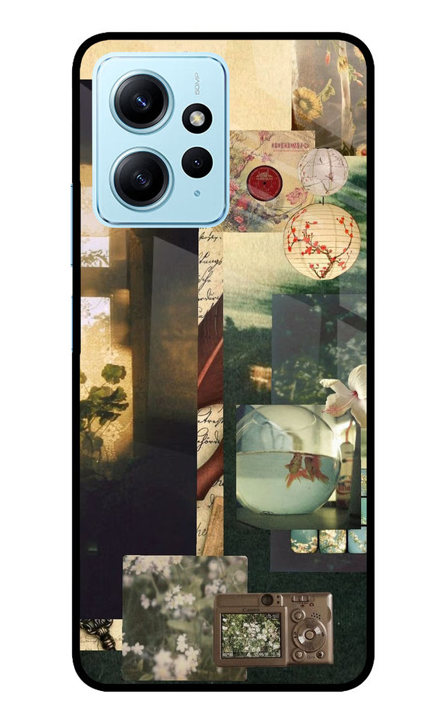 Summer Redmi Note 12 4G Glass Case Back Cover by Casekaro