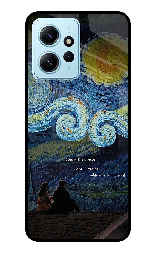 Softcore Redmi Note 12 4G Glass Case Back Cover by Casekaro